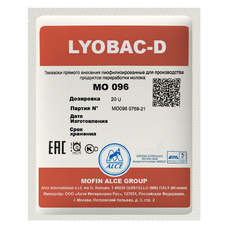 Термофильная закваска ALCE LYOBAC MO 094/095/096/097 (20U)